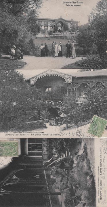 MONDORF. Réunion de cartes postales de Mondorf : 1