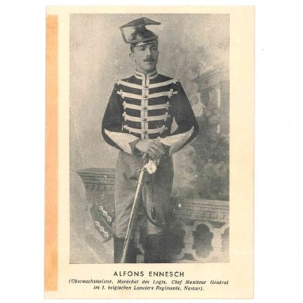 PERSONAGGIO. Cartolina postale di Alfons ENNESCH (