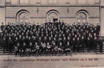 DIEKIRCH. Cartolina postale "Ausflug des "Luxembur