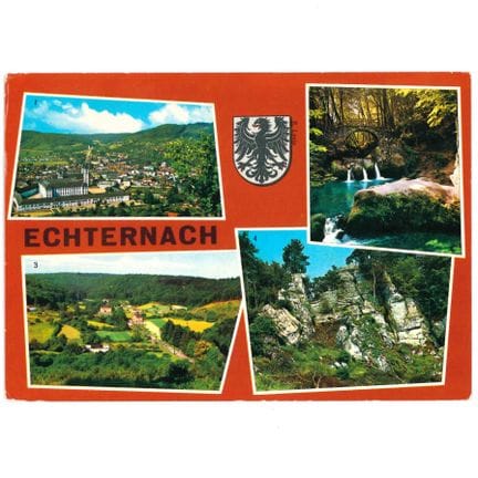 ECHTERNACH. Riunione di 6 cartoline semi-moderne e