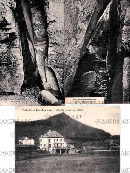 MULLERTHAL . Müllerthal, Heringerburg et hôtels, J