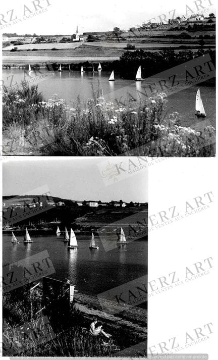 INSENBORN.  Set di 2 foto stampa del villaggio di 