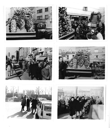 VDL. Raccolta di 42 fotografie relative al funeral