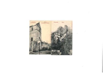 ECHTERNACH. Riunione di 3 cartoline con vedute del