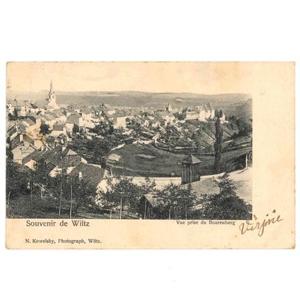 WILTZ.  Carte postale Souvenir de Wiltz , vue pris