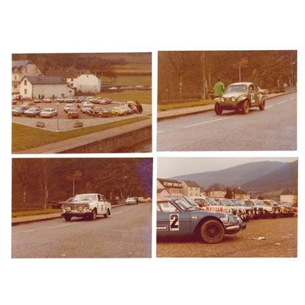 AUTO/MOTO. Réunion de 10 photographies du tour aut