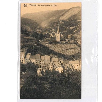 VIANDEN.  2 cartes , Ville basse et vue vers la va