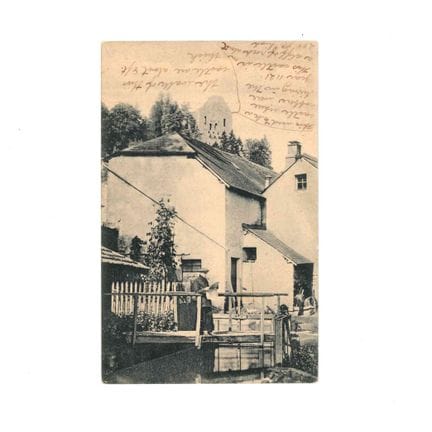 LAROCHETTE. Cartolina postale: Ponte sotto il cast