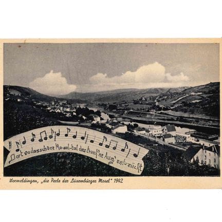 WORMELDANGE.  2 cartes identiques mais de 1942 et 