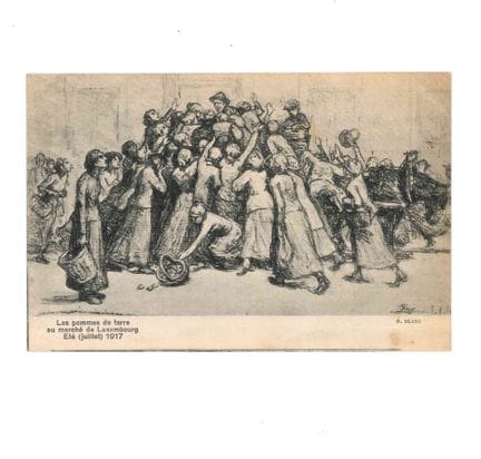 PRIMA GUERRA MONDIALE. Cartolina postale: Le patat
