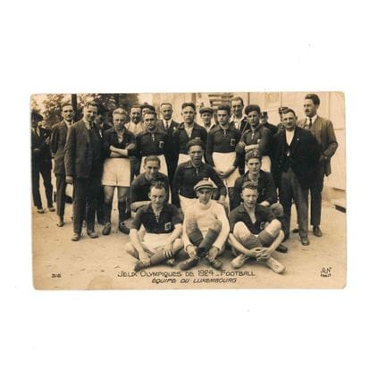 CALCIO. Cartolina della squadra del Lussemburgo al
