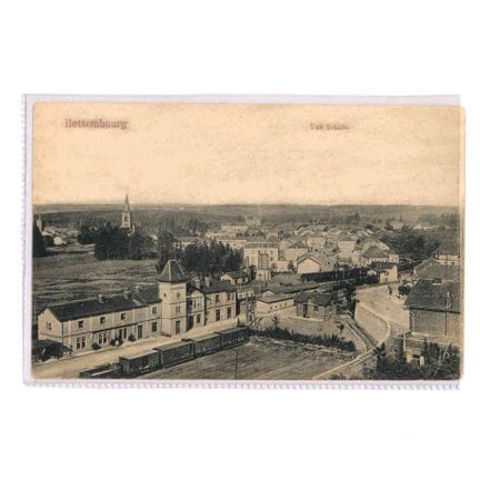 BETTEMBOURG. Cartolina postale con vista panoramic