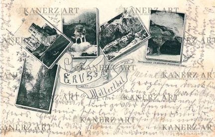 MULLERTHAL . Gruss Müllerthal, J.M. Bellwald, 1898