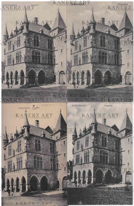 ECHTERNACH: 4 x Dingstuhl, J.M. Bellwald (Echterna