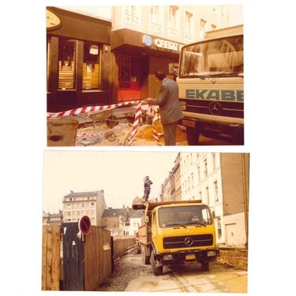 AUTOCARRI DA CANTIERE. Raccolta di 26 fotografie a