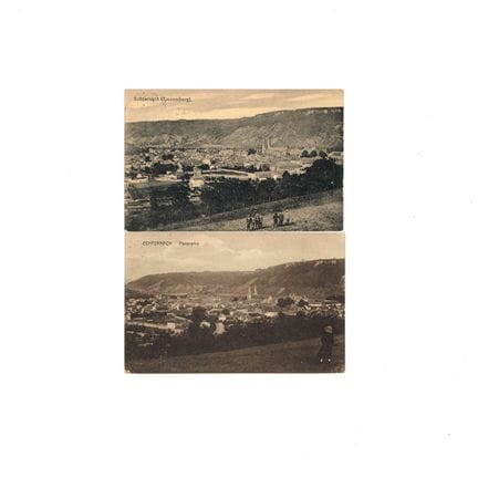 ECHTERNACH. Riunione di 6 cartoline panoramiche de