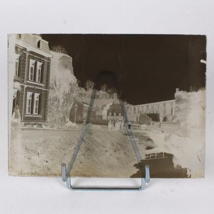 PFAFFENTHAL. Négatif sur plaque de verre d'une vue