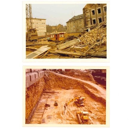 VDL. Réunion de 26 photographies de chantiers a Lu