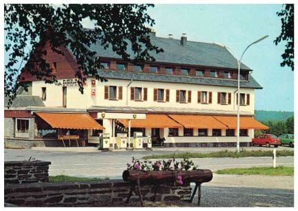 HULDANGE. Cartolina dell'albergo-ristorante Knauf,