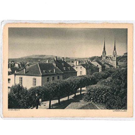 DIEKIRCH. Riunione di cartoline:
1) Piazza Wirtgen