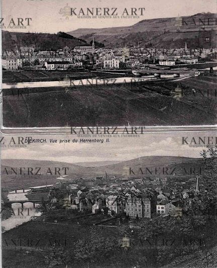DIEKIRCH. Riunione di cartoline:
1) Vista dall'Har