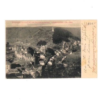 CLERVAUX. Cartolina postale: Vista panoramica di C