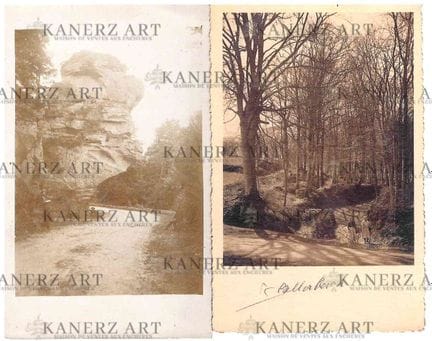 MULLERTHAL .  2 cartes photo, ca. 1920, pas de tex