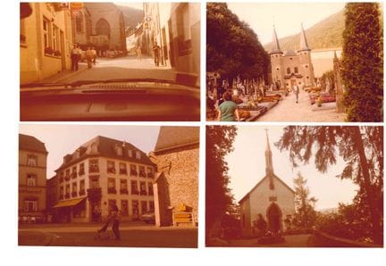 VIANDEN. Réunion de 7 photographies de la ville de
