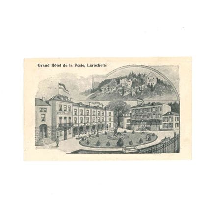 LAROCHETTE. Cartolina postale del Grand Hôtel de l