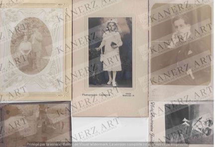 SCHOREN. Portrait photographique sur carte postale