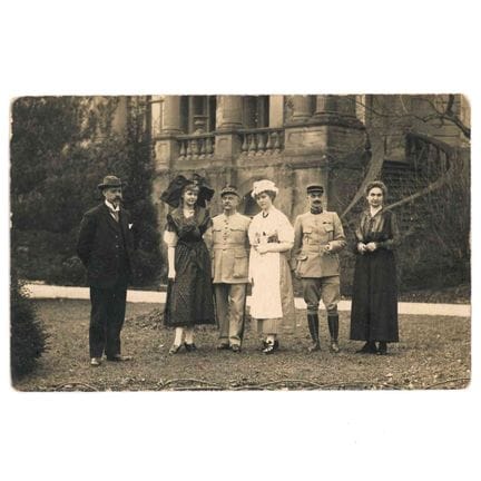 WILTZ.  Une carte photo de généraux français en 19
