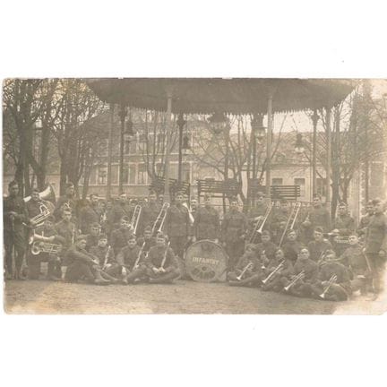 GUERRA I. Rara e bella cartolina fotografica della
