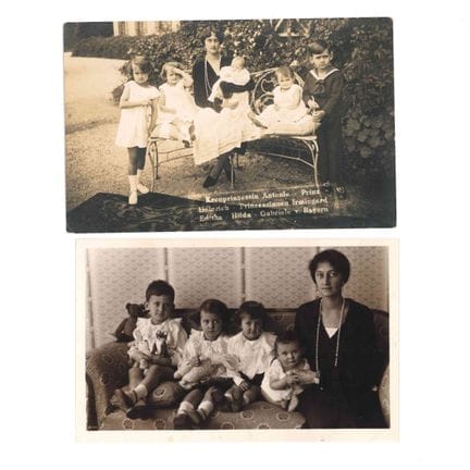 DINASTIA. 27 cartoline fotografiche della Principe