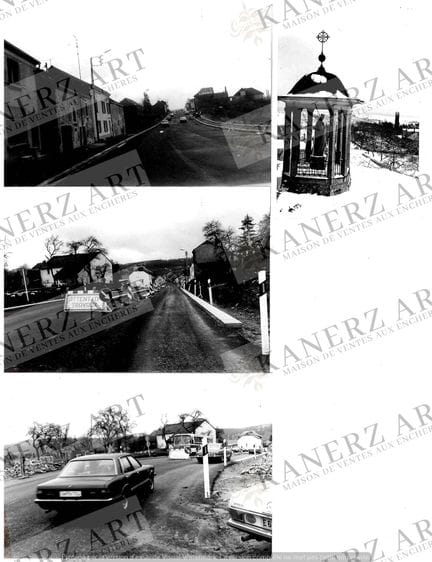 NIEDERANVEN. Ensemble de 13 photos du village de N