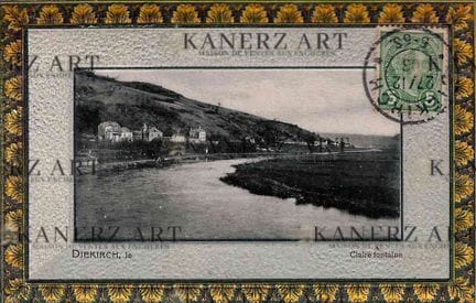 DIEKIRCH. Cartolina della Claire fontaine (carta c