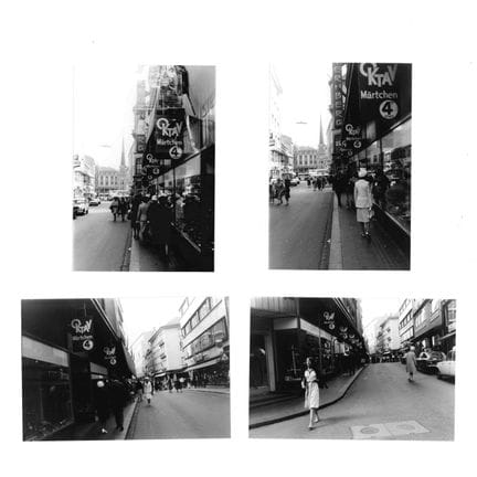 VDL. Compilazione di 4 fotografie della rue du Fos