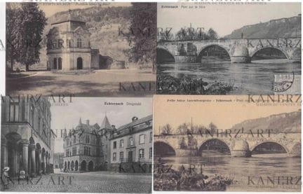 ECHTERNACH: 1. Ponte sulla Sûre, P.C. Schoren (Lus