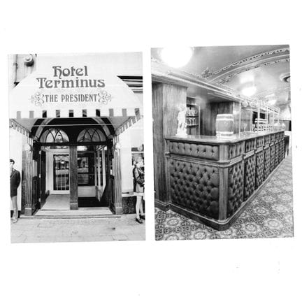 VDL. Raccolta di 6 fotografie dell’Hotel Terminus 