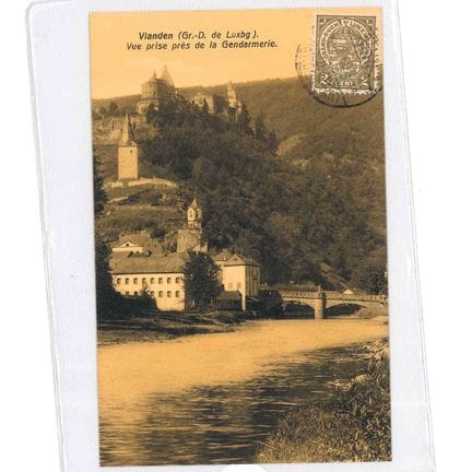 VIANDEN. 8 cartes postale de vue du Chateu à Viand