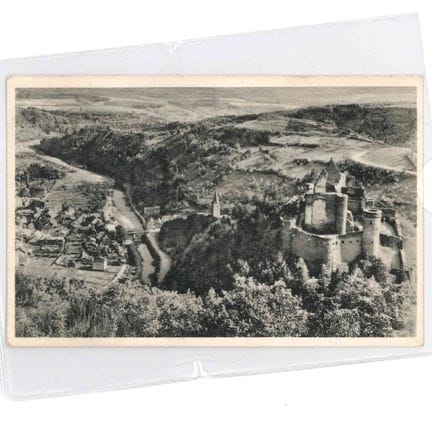 VIANDEN.  2 cartes anciennes de la ligne de train 