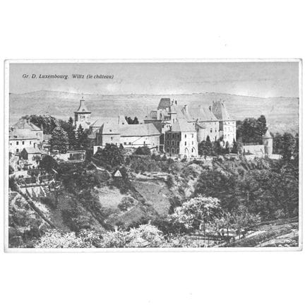 WILTZ.  2 cartes postales de panorama de Wiltz en 