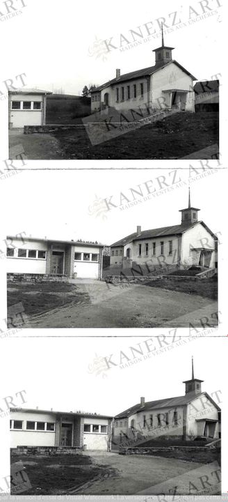 HIVANGE. Set di 3 foto del villaggio di HIVANGE (D