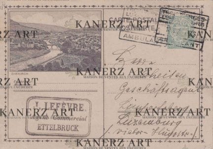 DIEKIRCH. Cartolina pubblicitaria "J. Lefèvre. Age