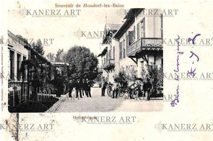 MONDORF.  Hydrothérapie, E. Kraemer, 1902, taches 