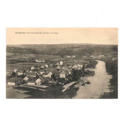 STEINHEIM. Carte postale d'une vue sur Minden et l
