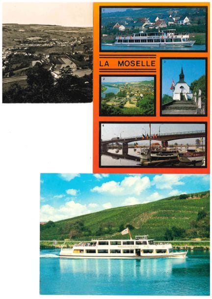 MOSELLE. Réunion de 3 cartes postales des années 7