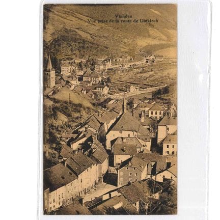 VIANDEN.  3 cartes anciennes de l'eglise de Viande