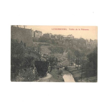 VDL. Cartolina con veduta della Pétrusse.
Bernhoef