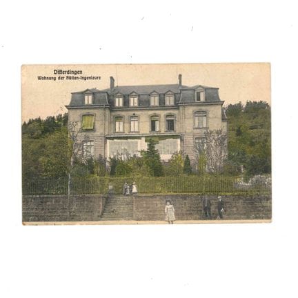 DIFFERDANGE. Cartolina postale “Wohnung der Kütten
