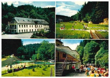 ERNZEN. Cartolina fotografica con vignette, IPS Lu